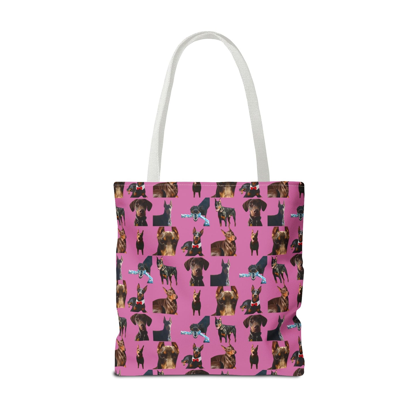 Edition 1 Doberman Model Pattern Pink Tote Bag