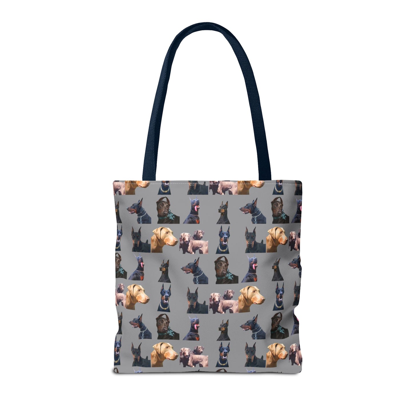 Edition 8 Doberman Model Pattern Gray Tote Bag