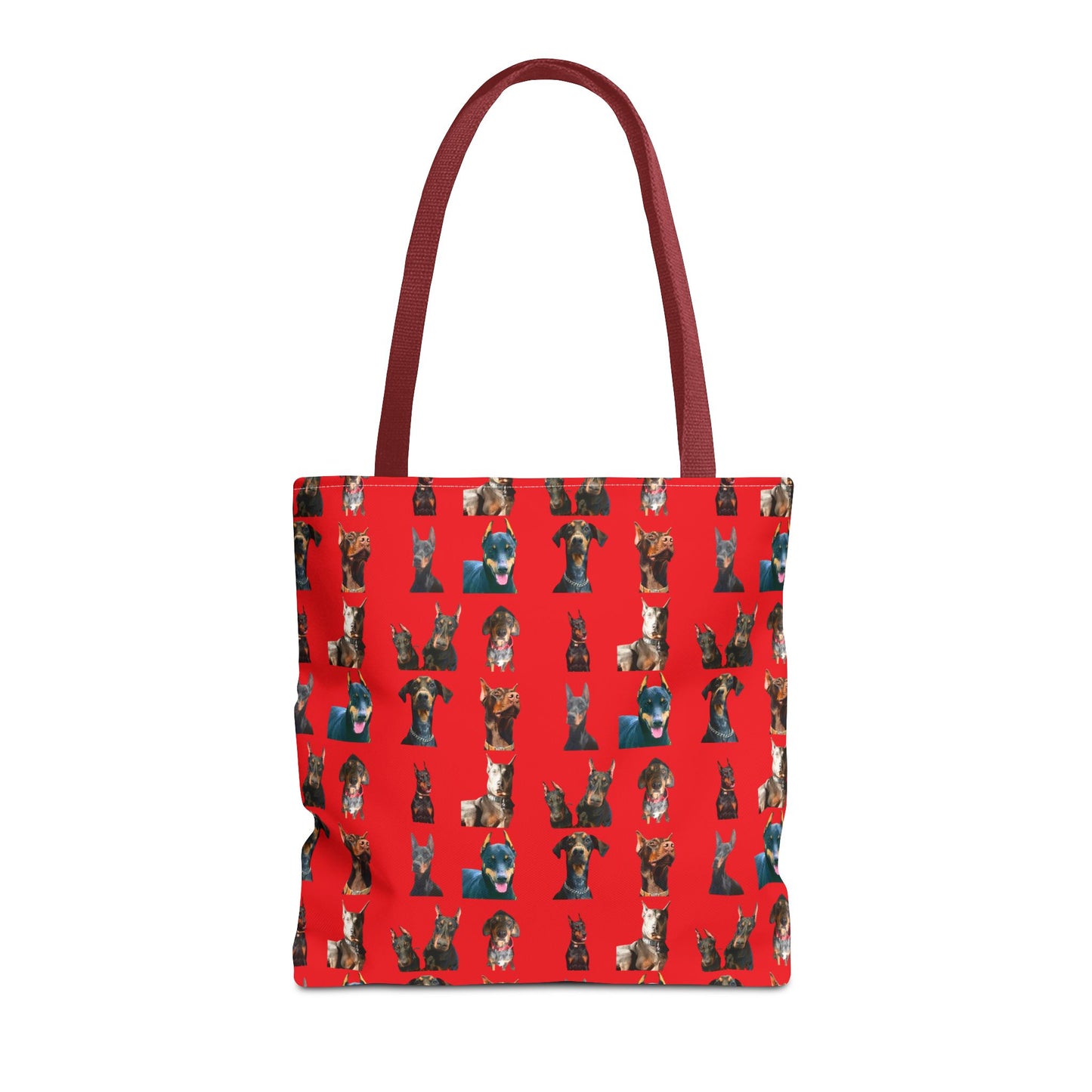 Edition 4 Doberman Model Pattern Red Tote Bag