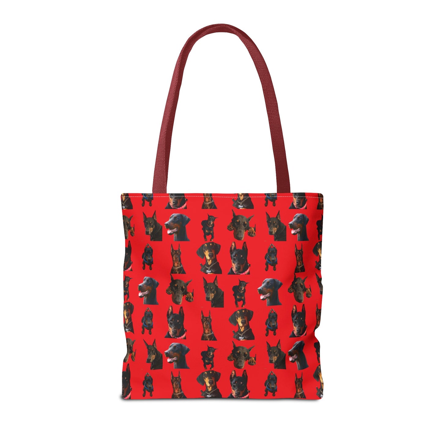 Edition 2 Doberman Model Pattern Red Tote Bag
