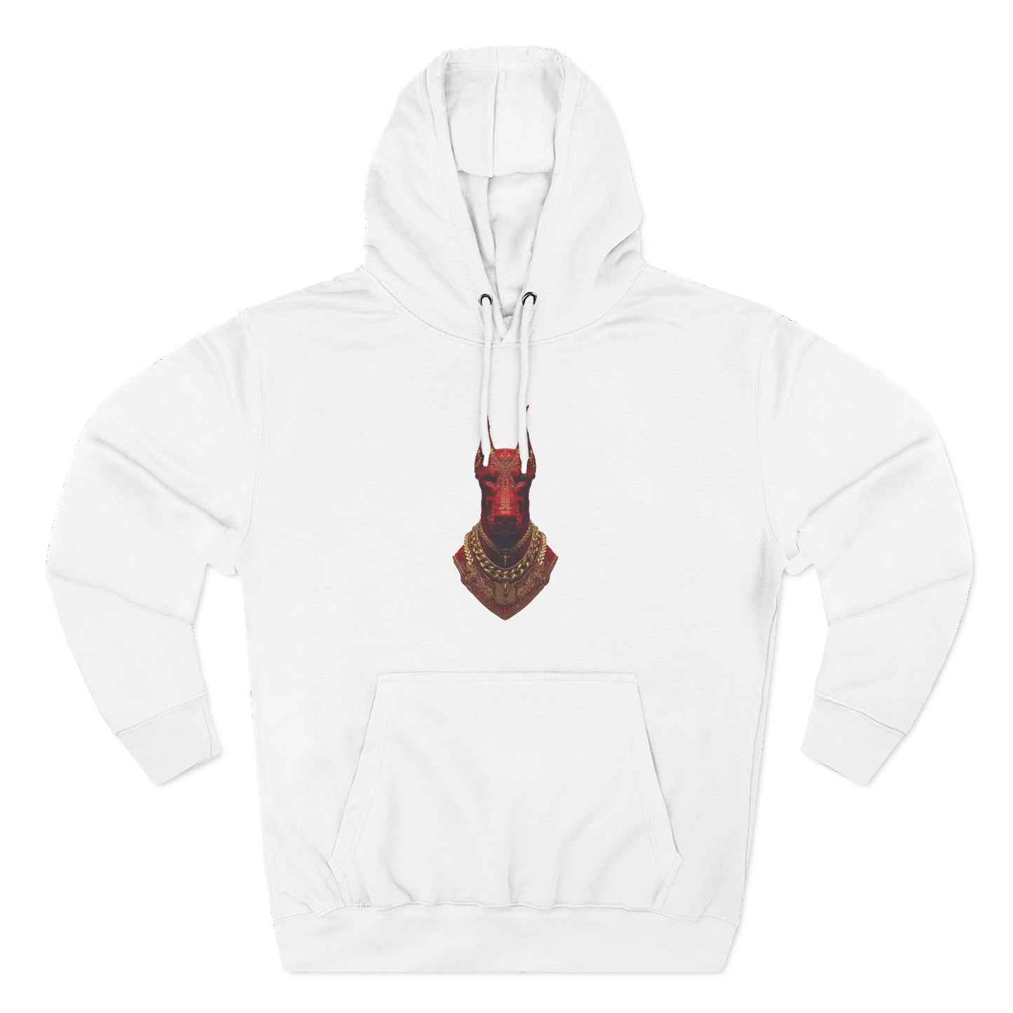 Doberman Goat 3 Fleece Hoodie