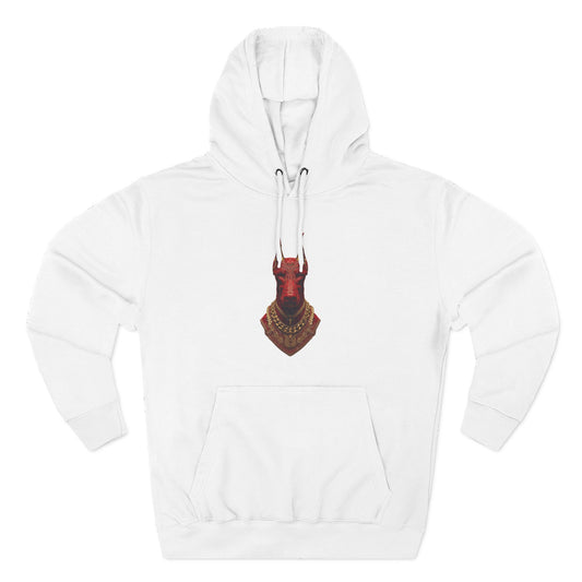 Doberman Goat 3 Fleece Hoodie