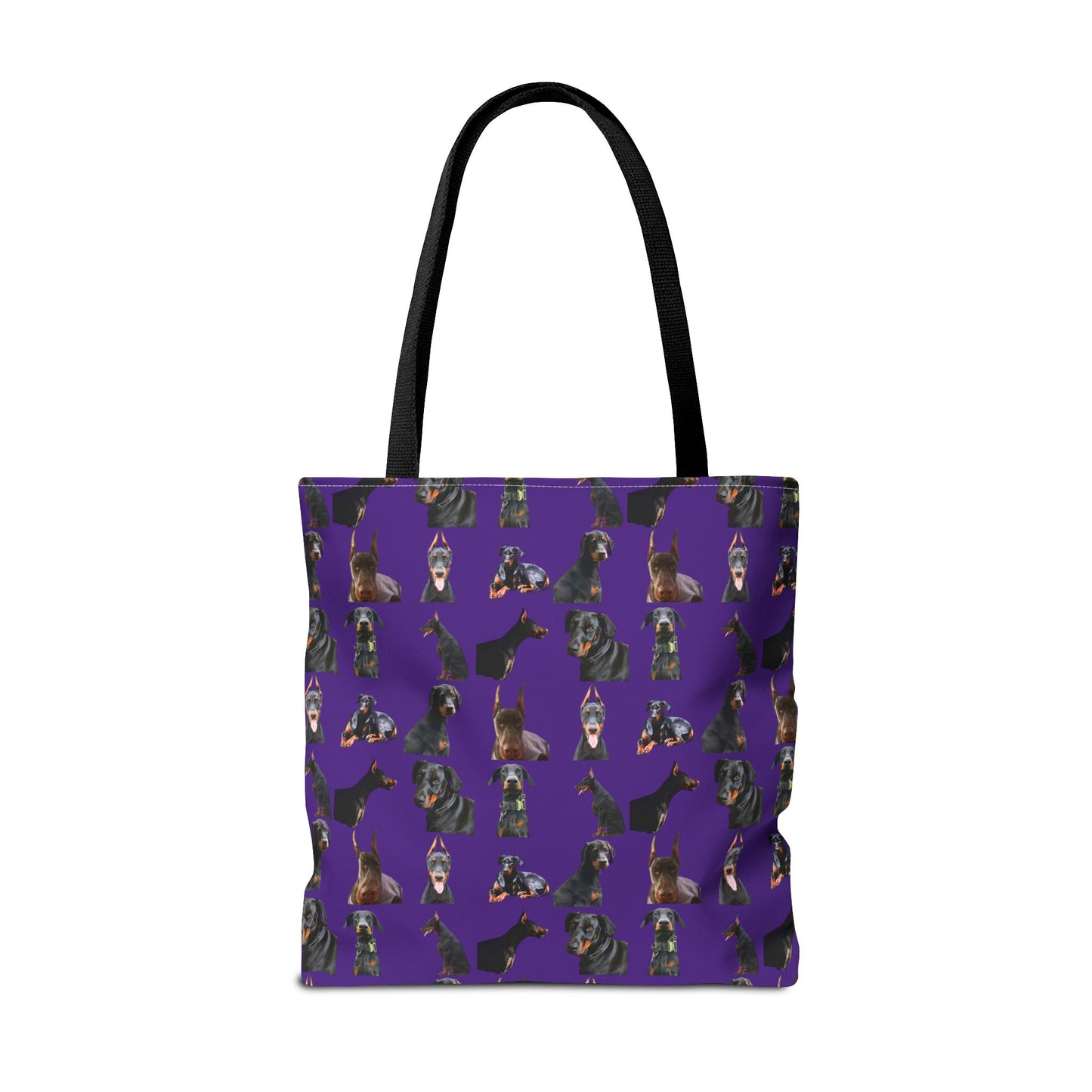 Edition 6 Doberman Model Pattern Purple Tote Bag