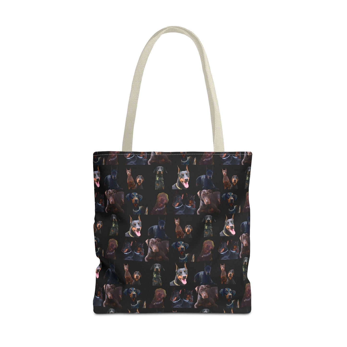 Edition 5 Doberman Model Pattern Black Tote Bag