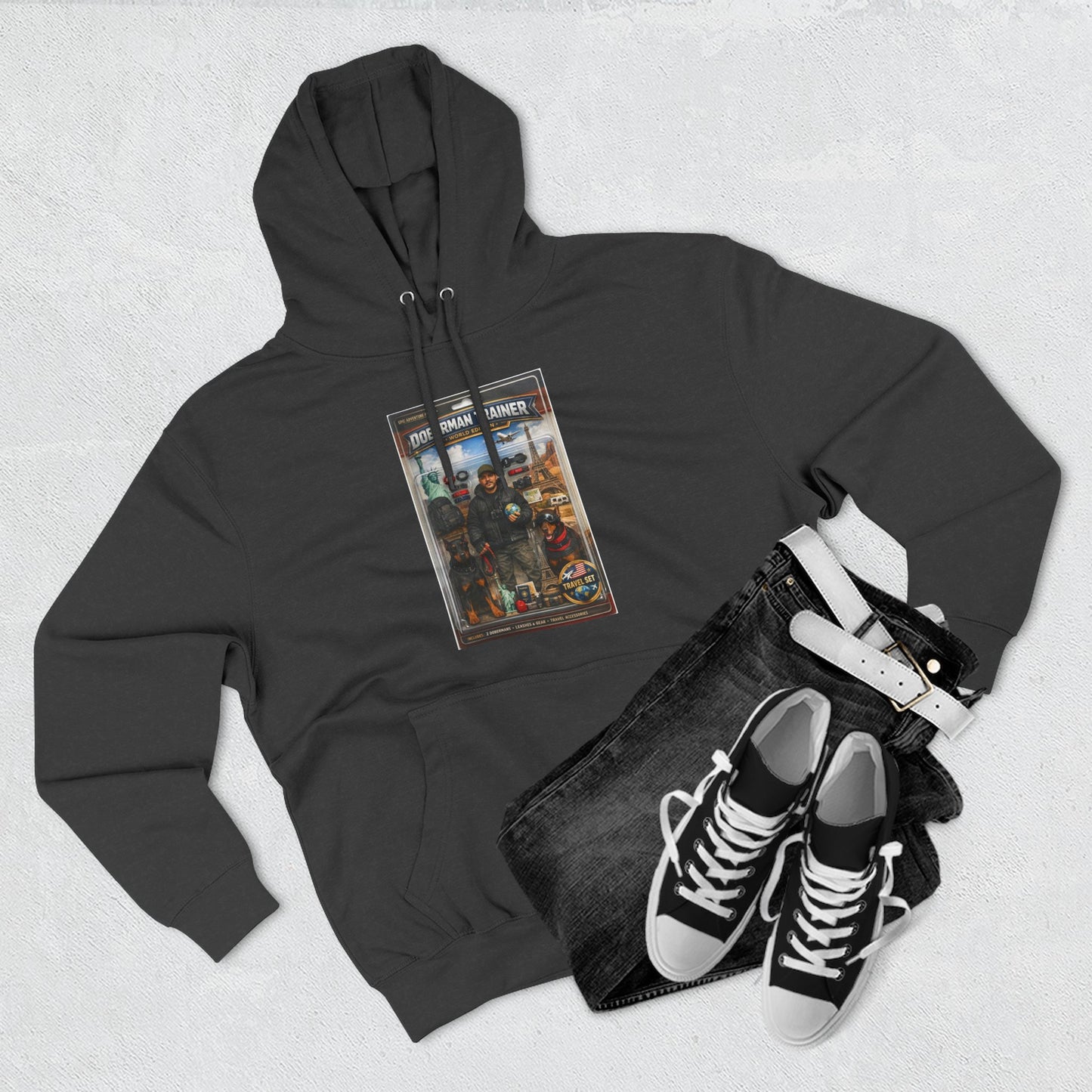 Custom Three-Panel Fleece Hoodie