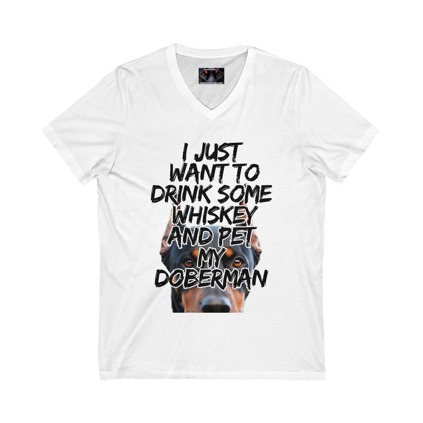 Just 1 Unisex Jersey Short Sleeve V-Neck Tee