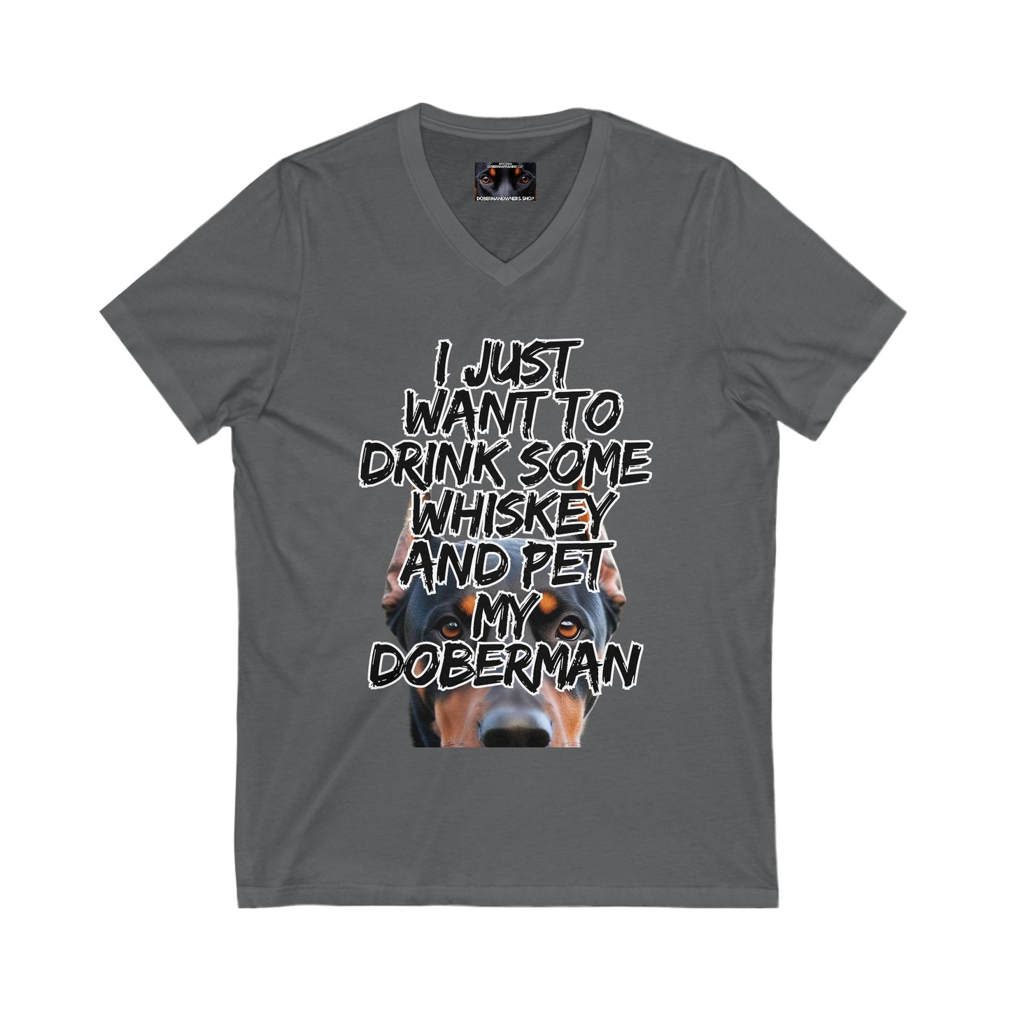 Just 1 Unisex Jersey Short Sleeve V-Neck Tee