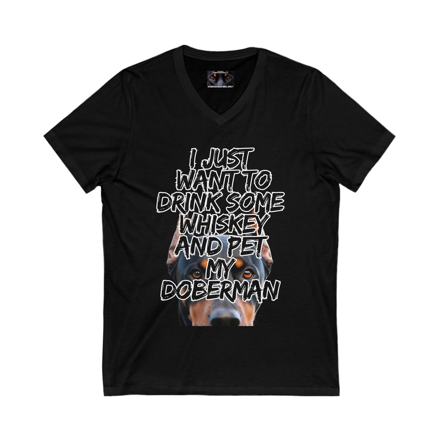 Just 1 Unisex Jersey Short Sleeve V-Neck Tee