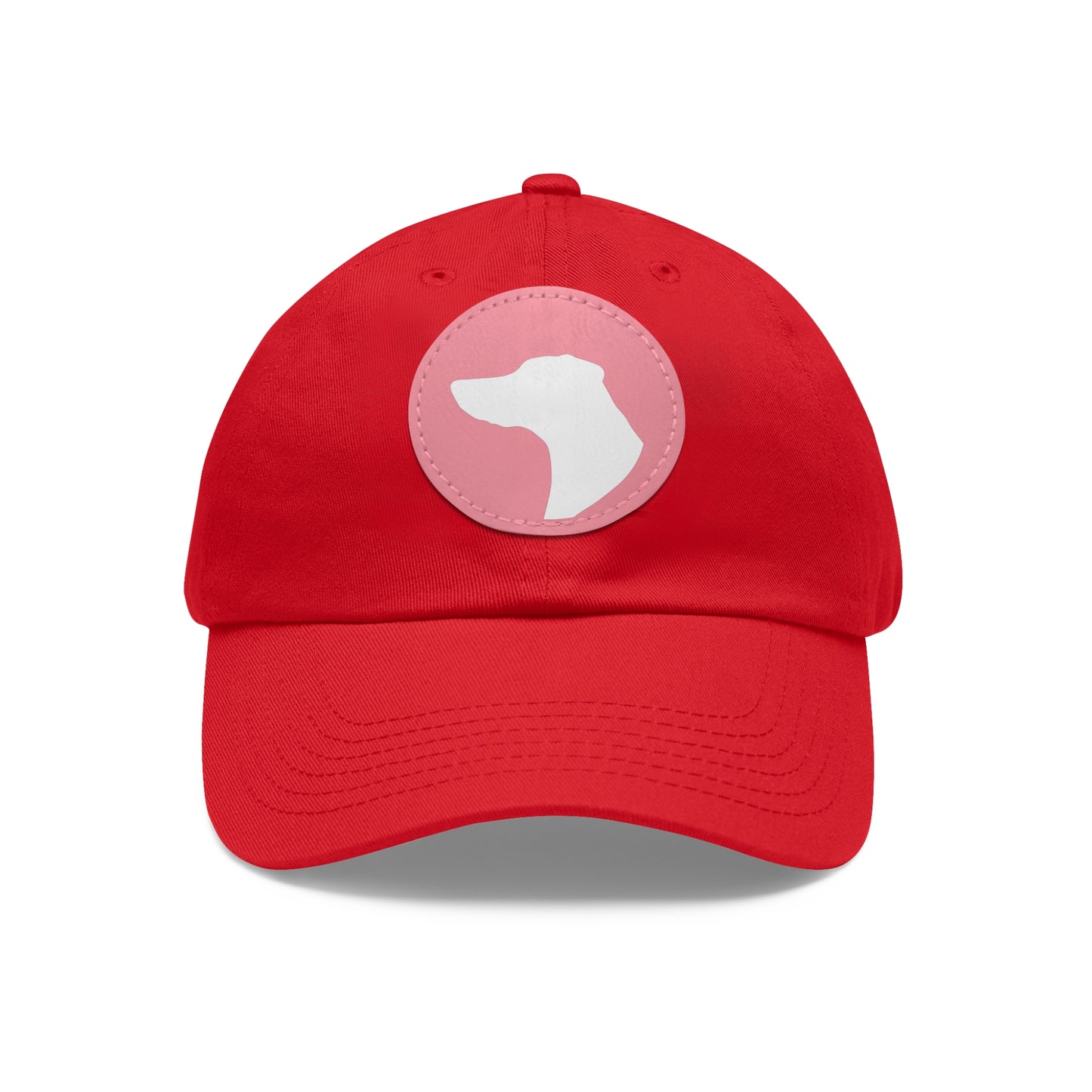 N 1 Dad Hat with Leather Patch (Round)