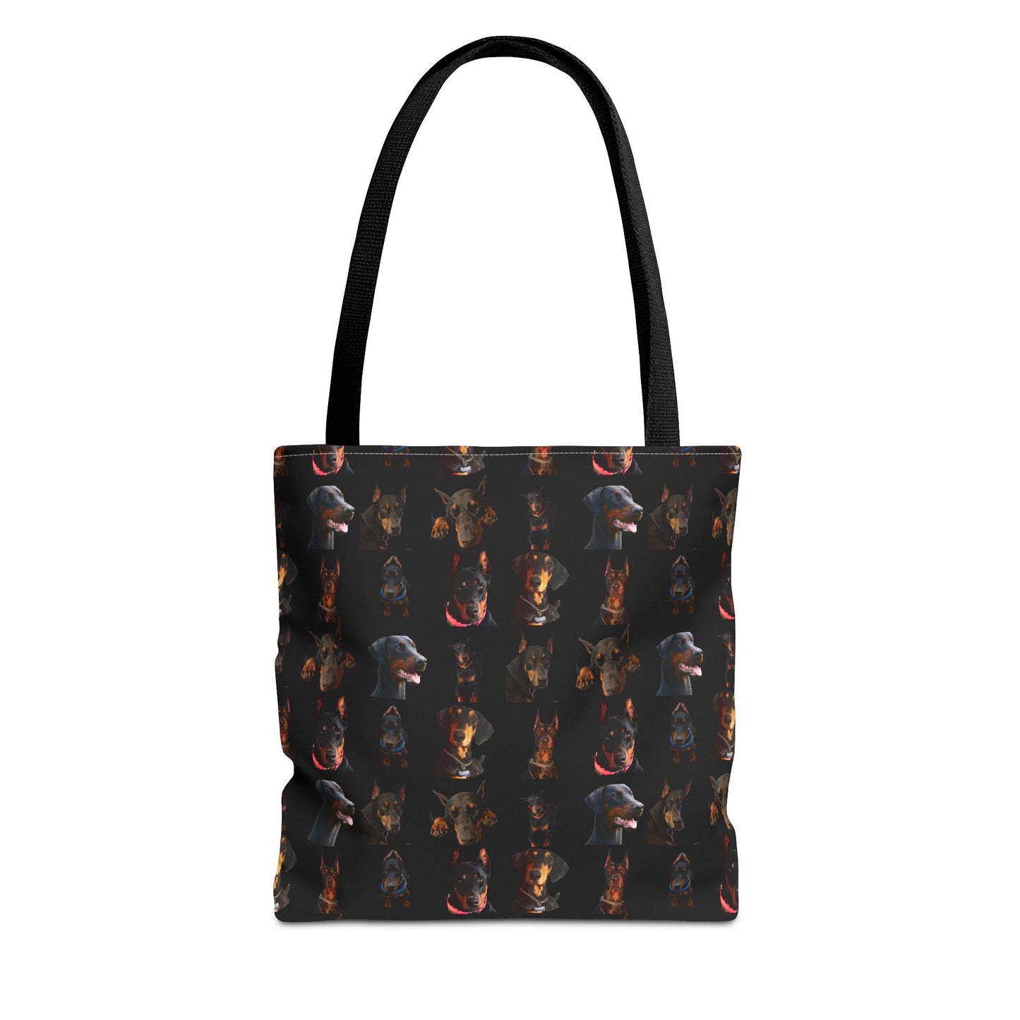 Edition 2 Doberman Model Pattern Black Tote Bag
