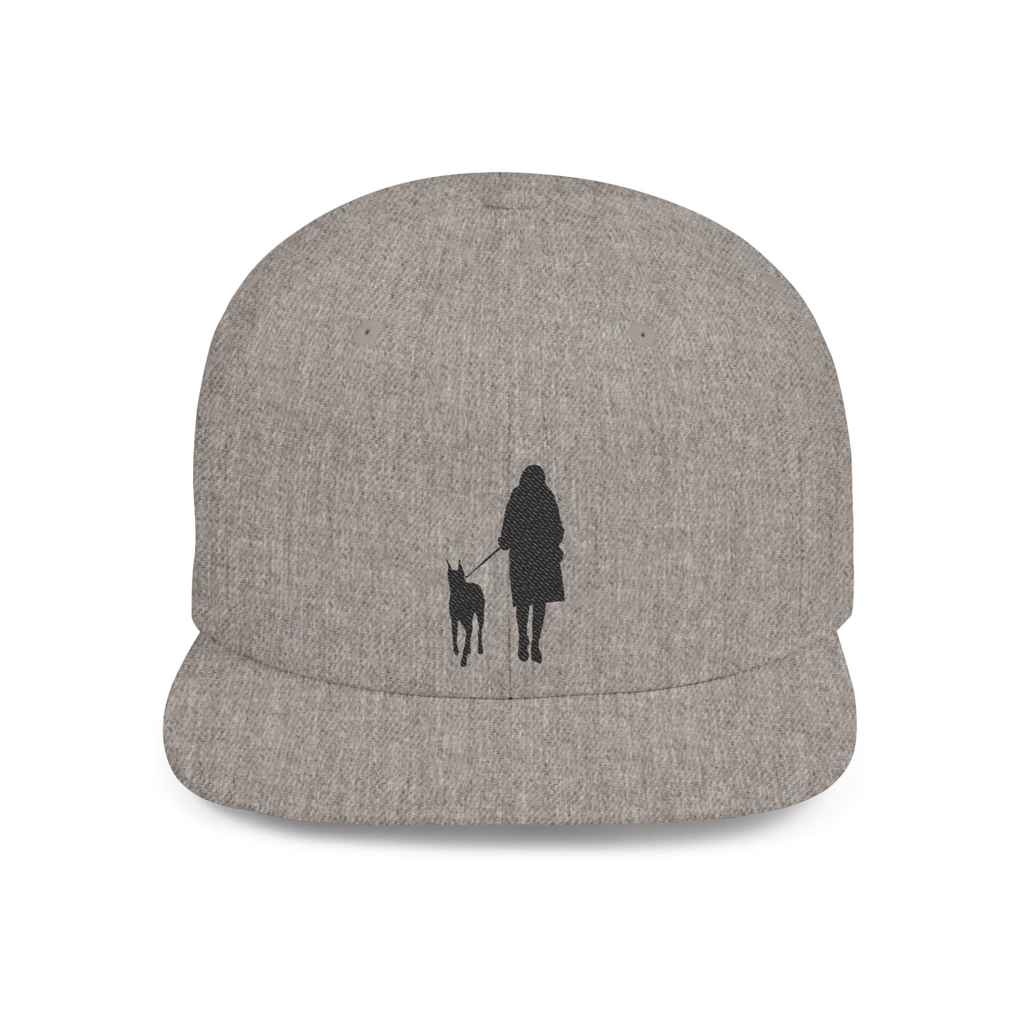 Queen 1 Embroidered Flat Bill Snapback