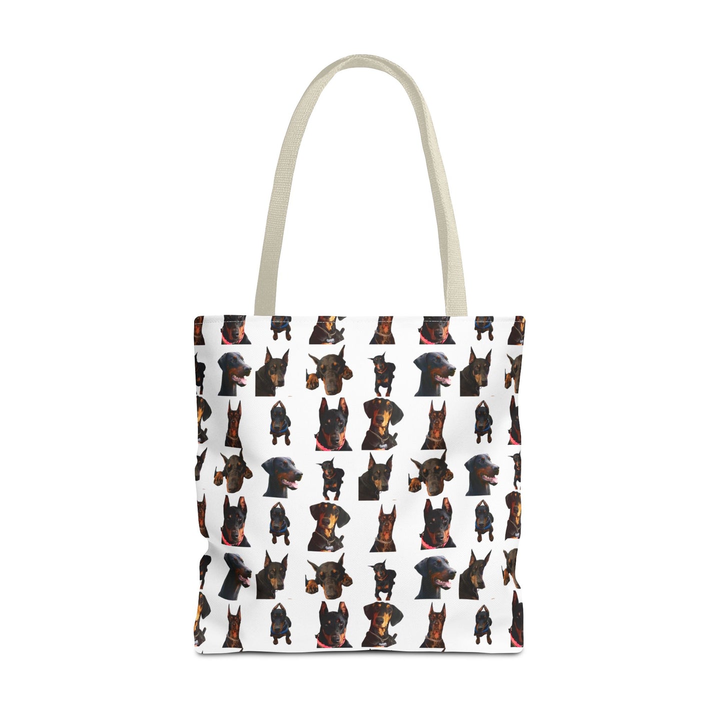 Edition 2 Doberman Model Pattern White Tote Bag