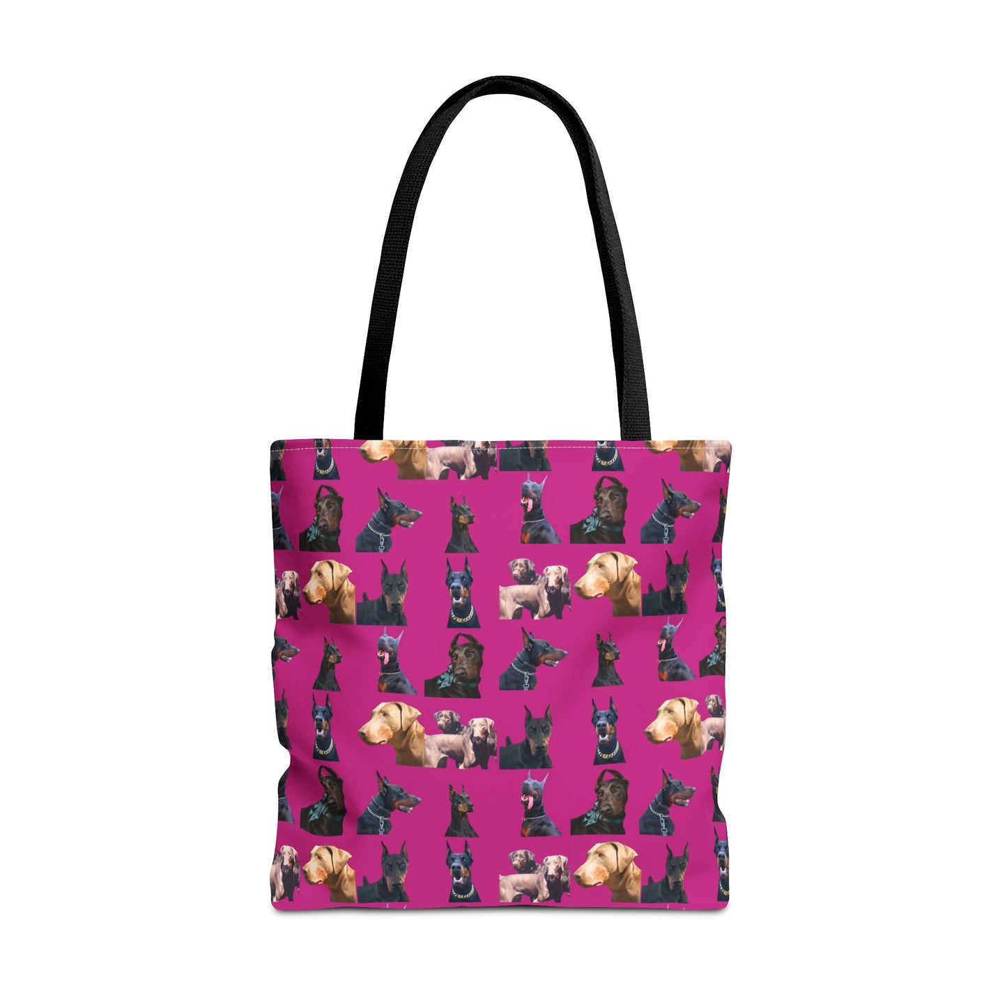 Edition 8 Doberman Model Pattern Pink Tote Bag