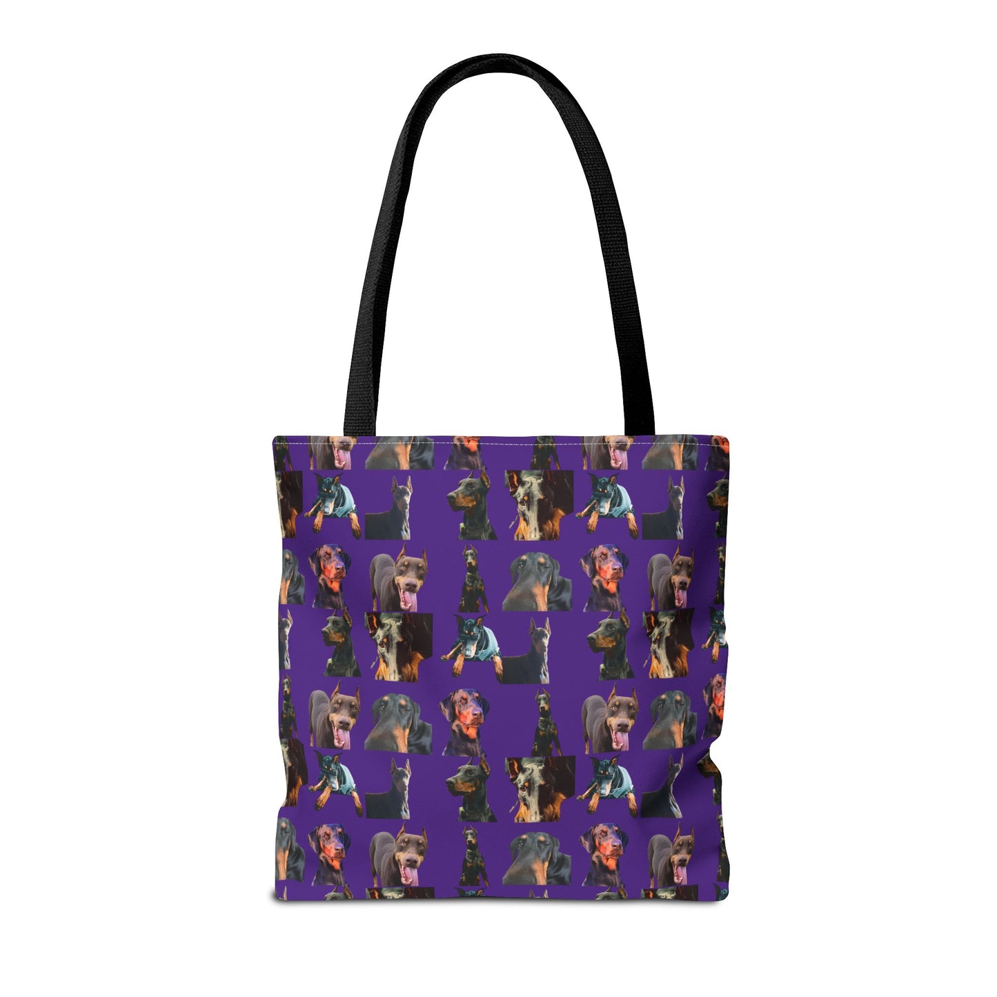 Edition 3 Doberman Model Pattern Purple Tote Bag