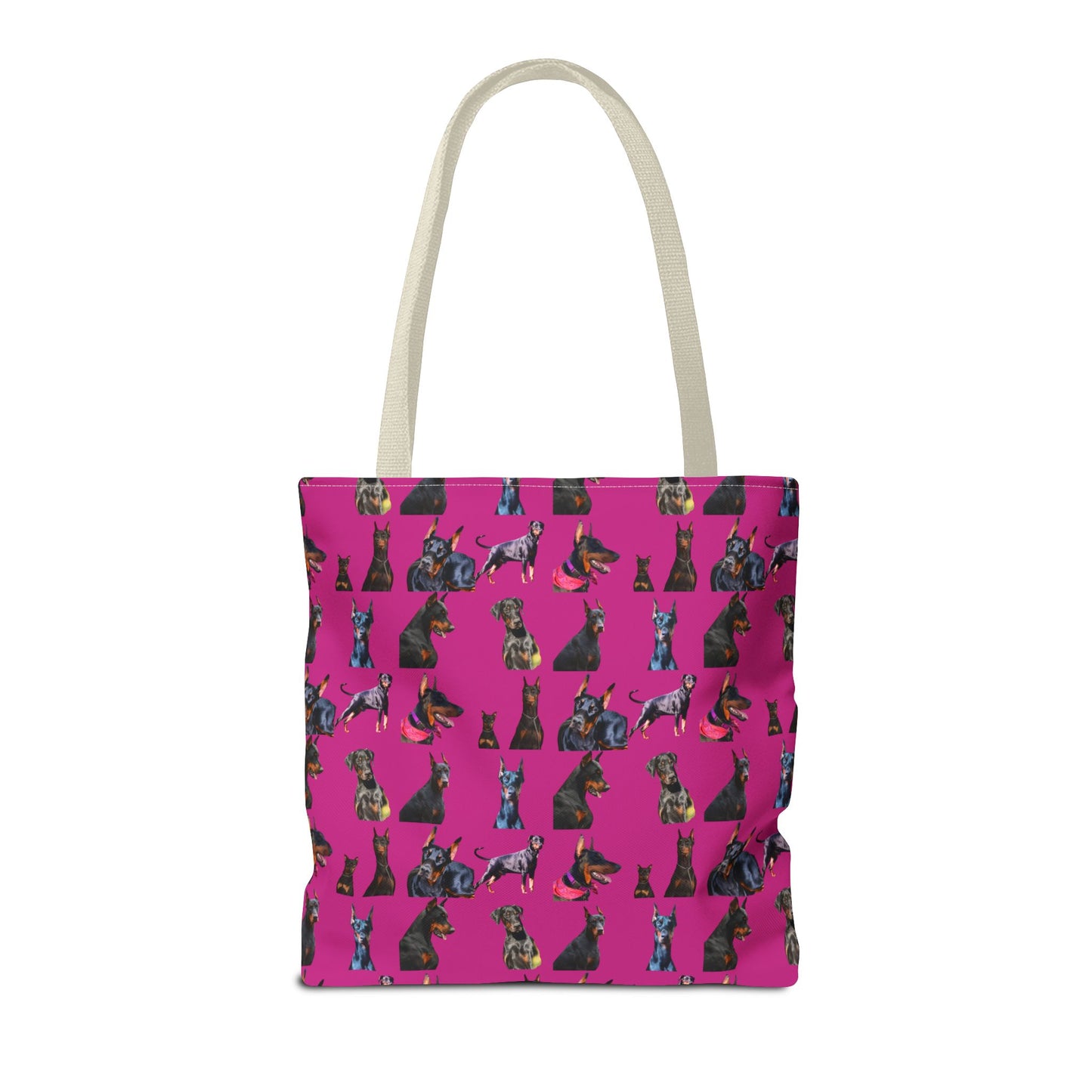 Edition 7 Doberman Model Pattern Pink Tote Bag