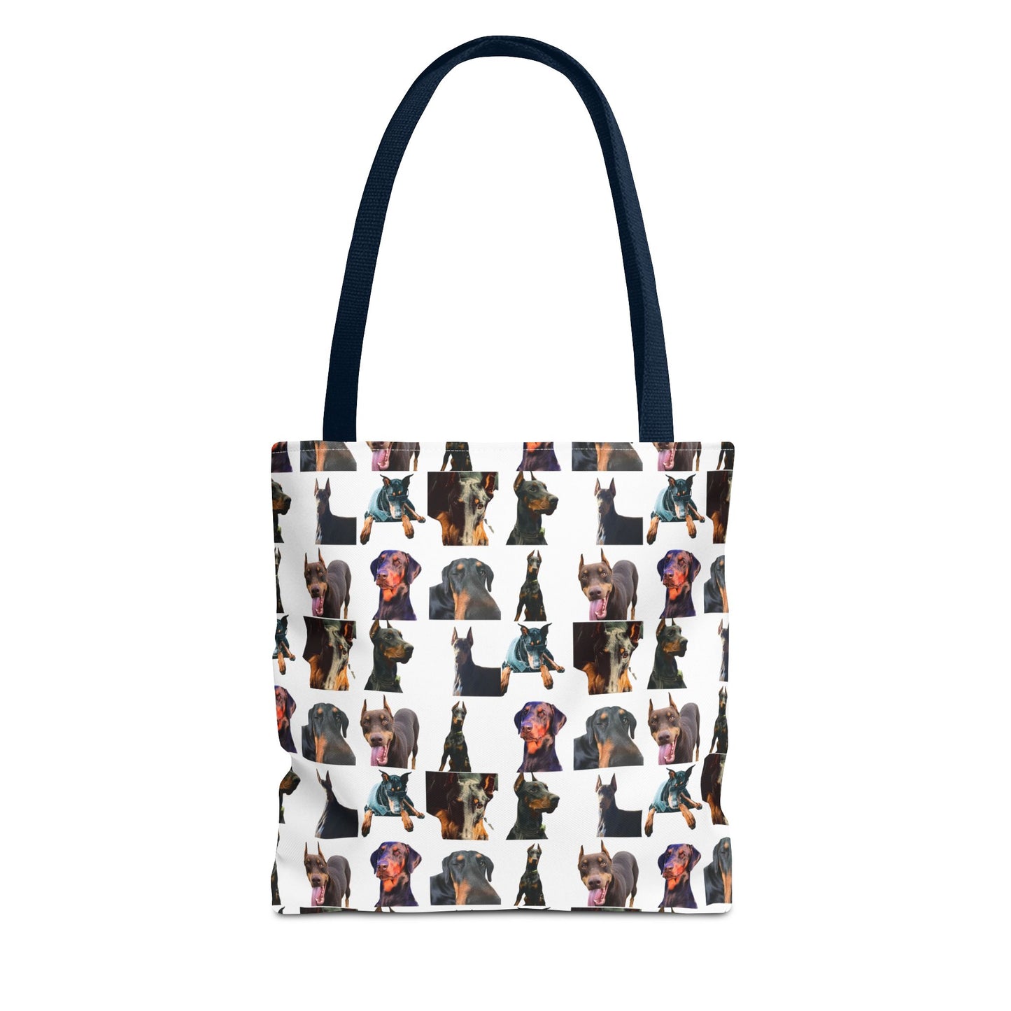 Edition 3 Doberman Model Pattern White Tote Bag
