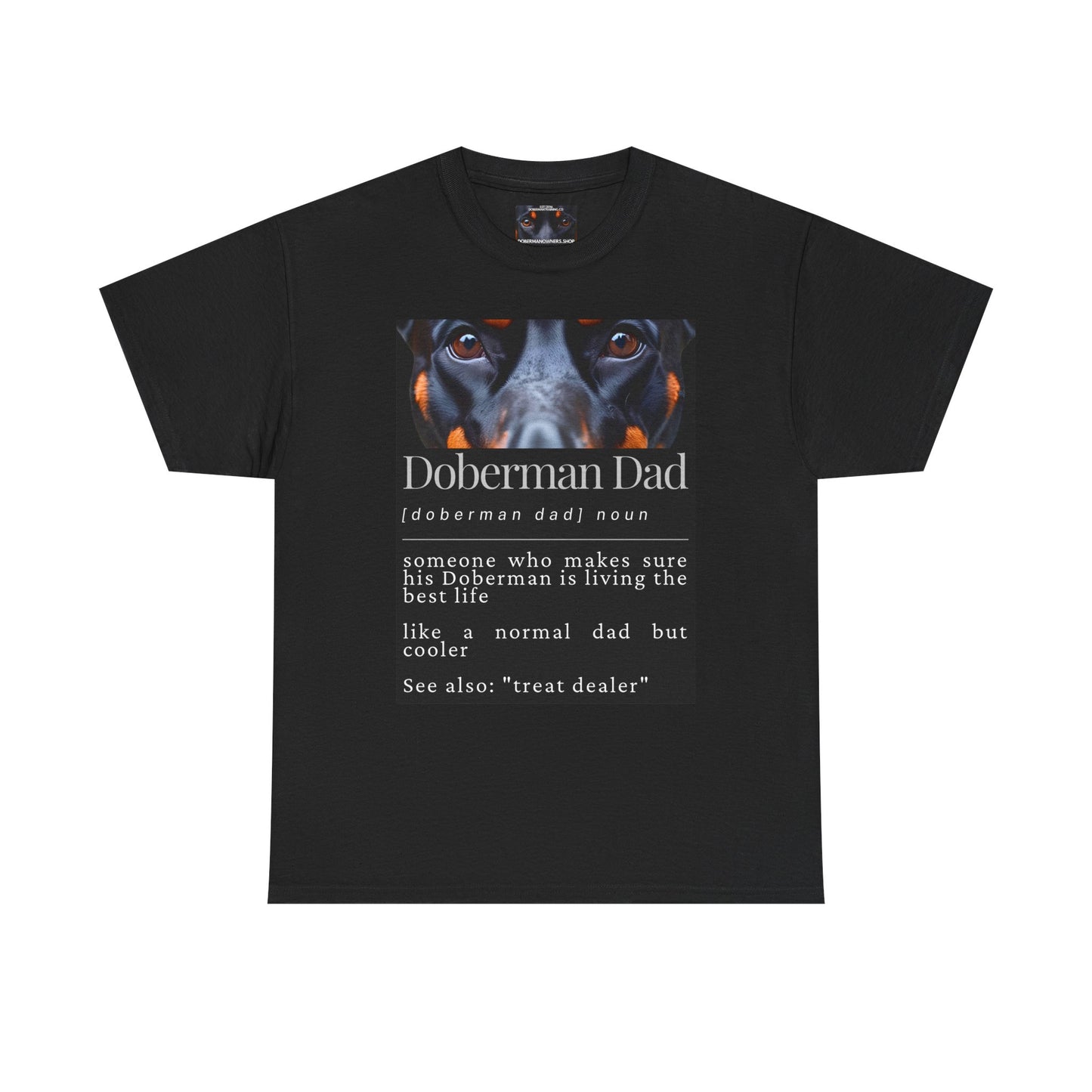 Doberman Dad S1 Private Lable Unisex Heavy Cotton Tee