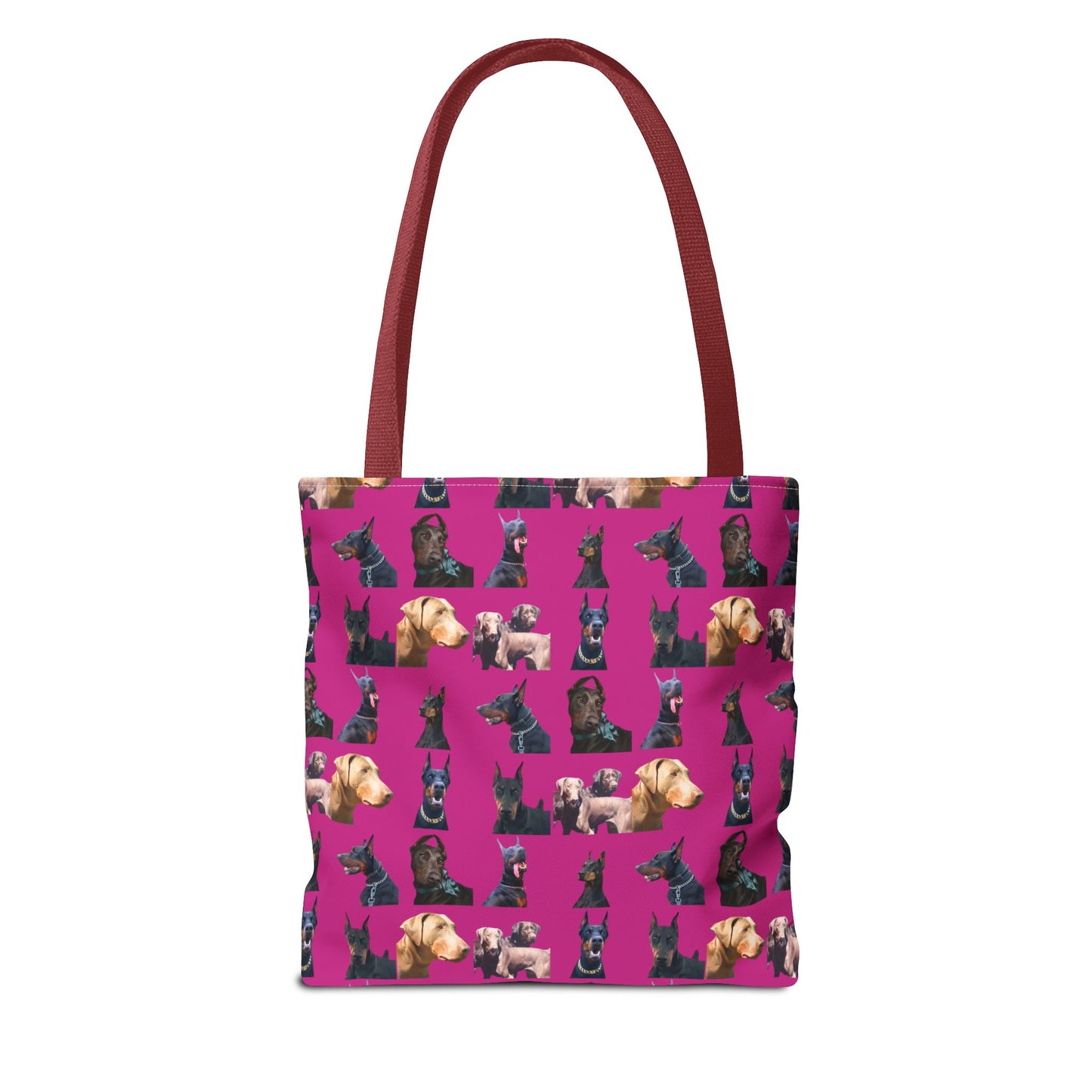 Edition 8 Doberman Model Pattern Pink Tote Bag