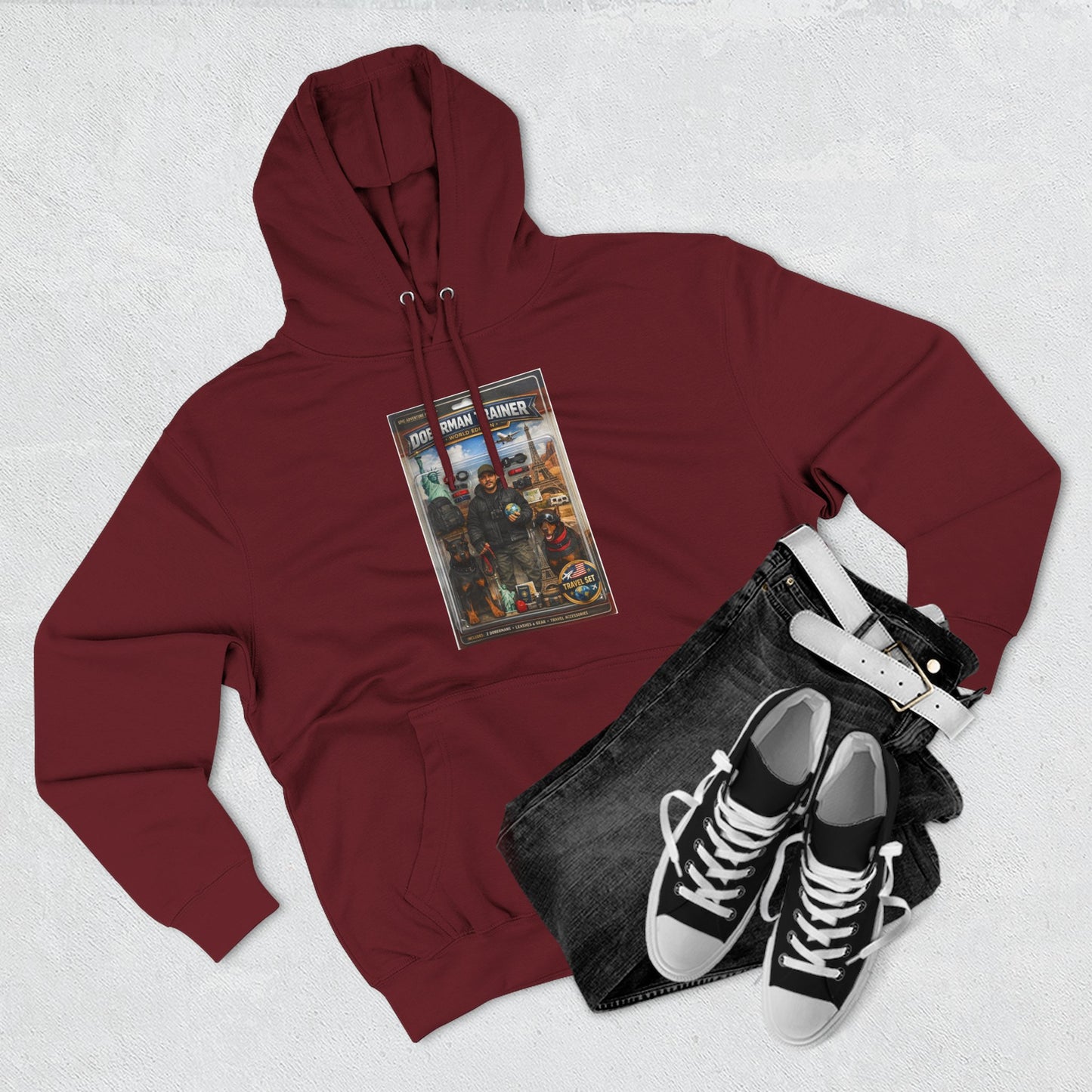 Custom Three-Panel Fleece Hoodie