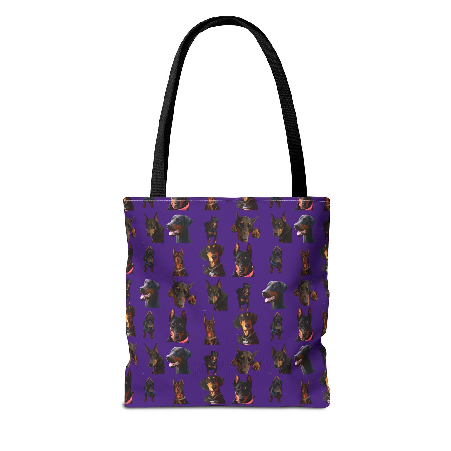 Edition 2 Doberman Model Pattern Purple Tote Bag