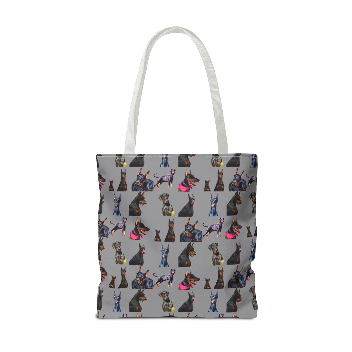 Edition 7 Doberman Model Pattern Gray Tote Bag