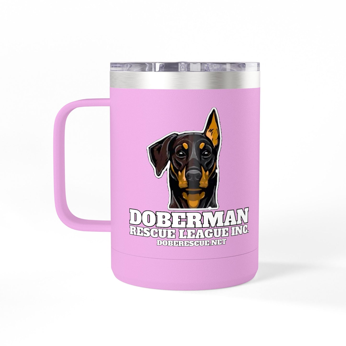 Doberman Rescue League 15oz Insulated Coffee Tumbler