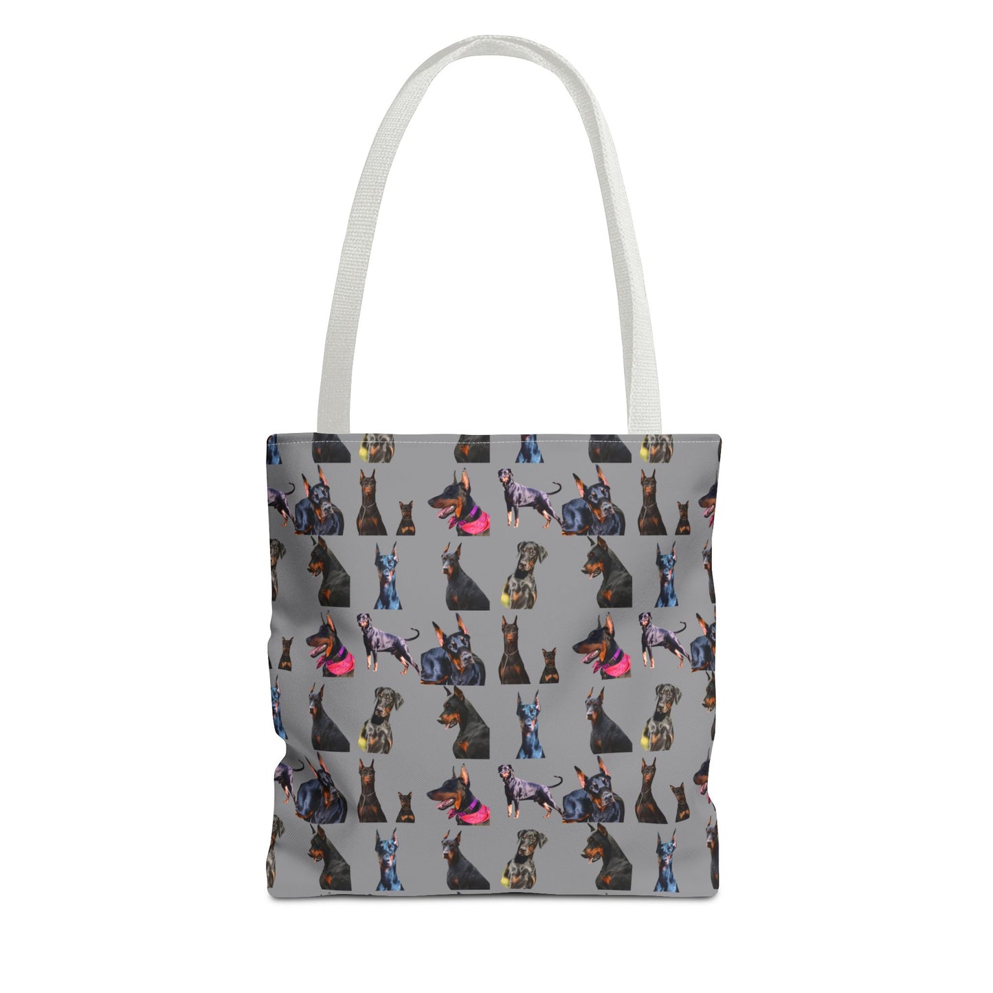 Edition 7 Doberman Model Pattern Gray Tote Bag