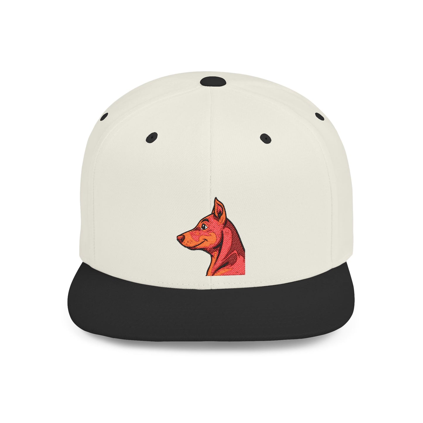 Custom Embroidered Flat Bill Snapback