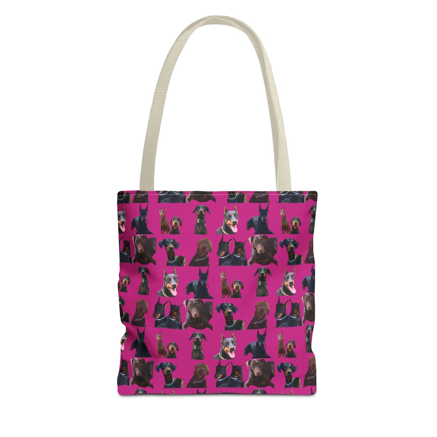 Rdition 5 Doberman Model Pattern Pink Tote Bag