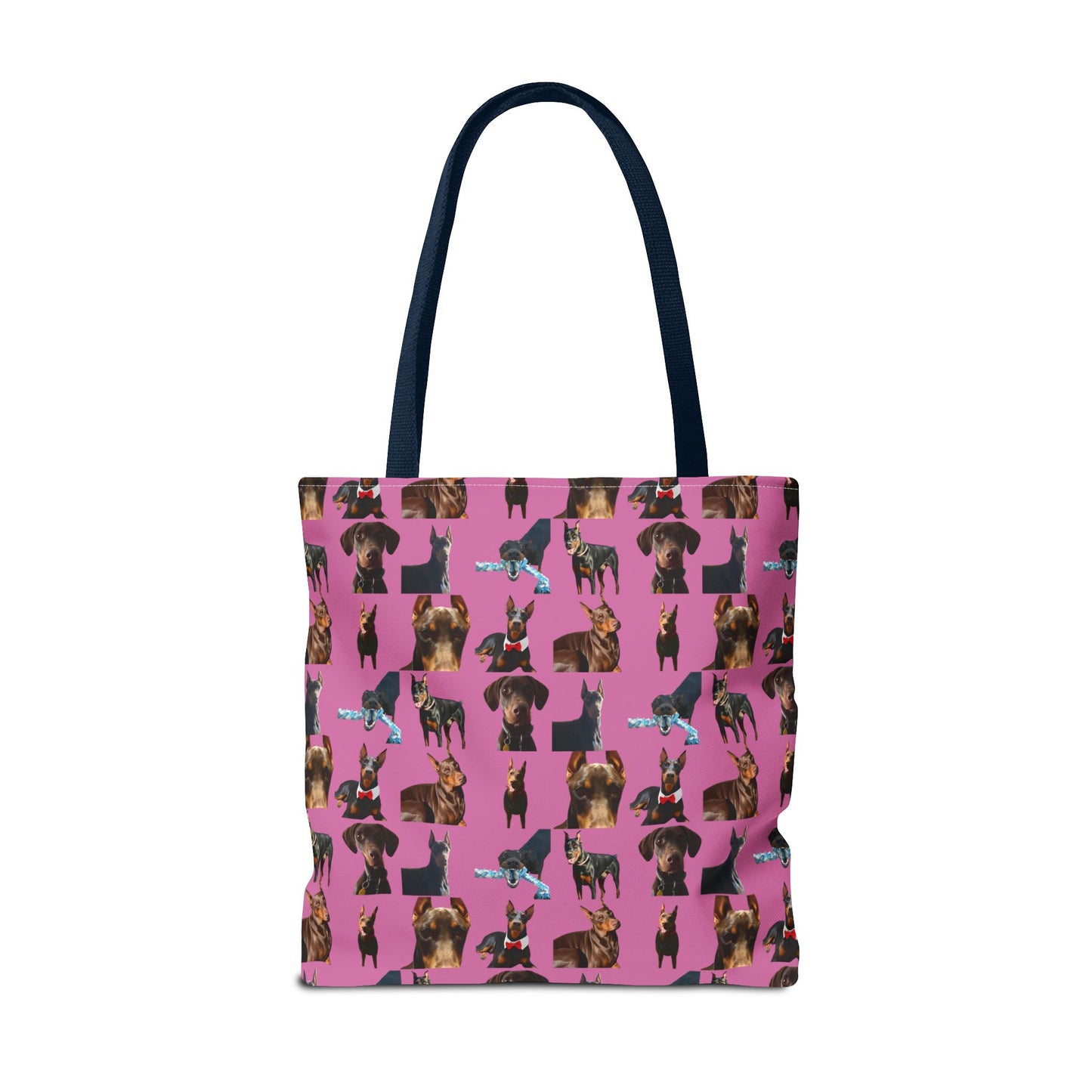 Edition 1 Doberman Model Pattern Pink Tote Bag