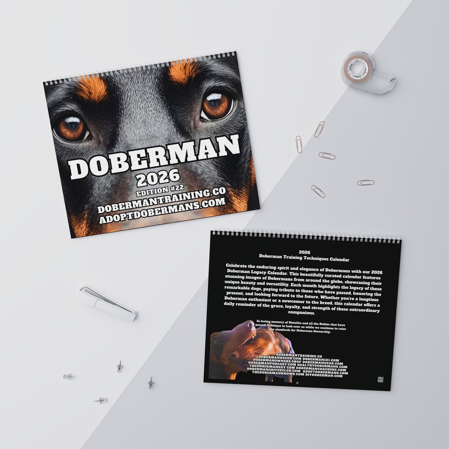 Edition 22 2026 Doberman Calendars