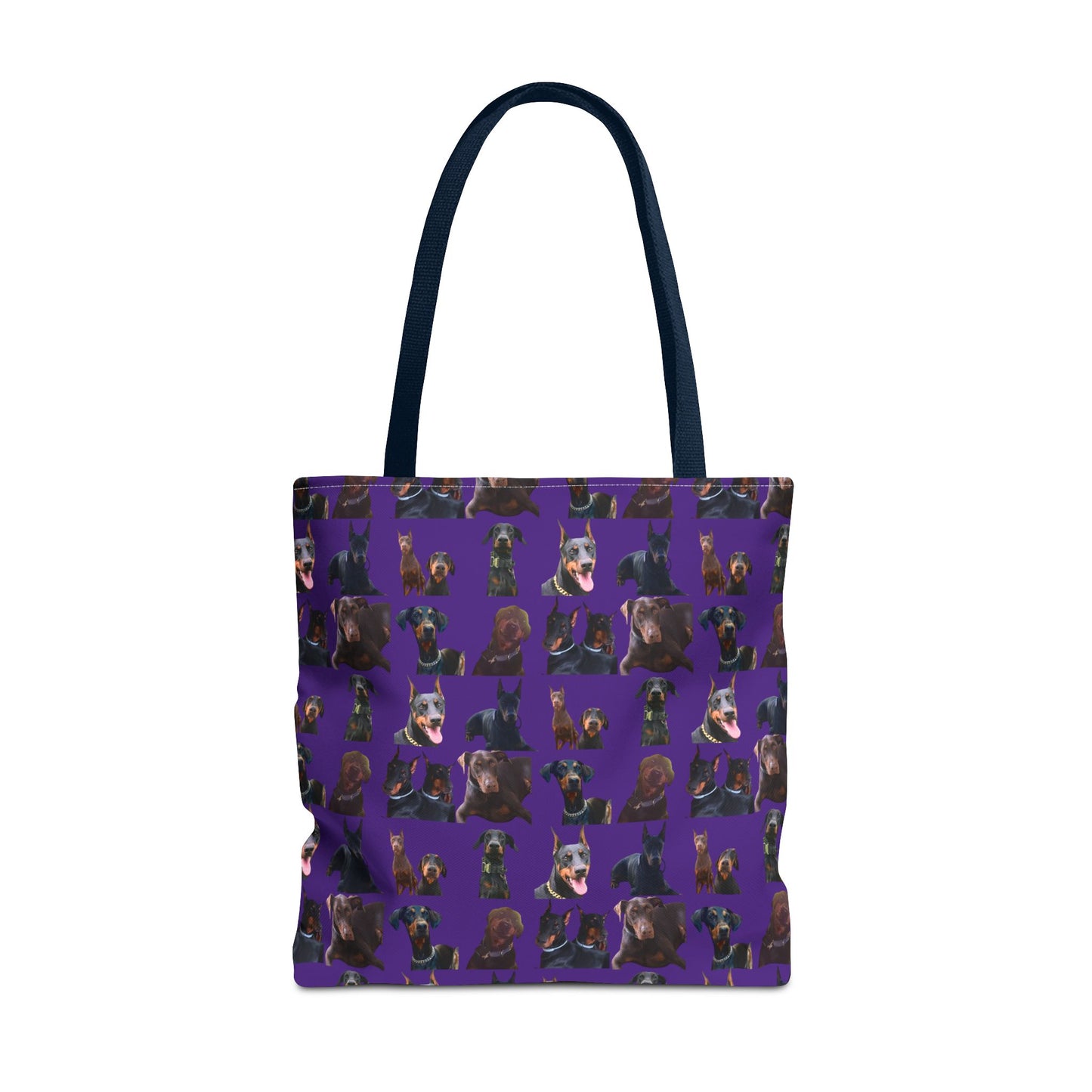Edition 5 Doberman Model Pattern Purple Tote Bag