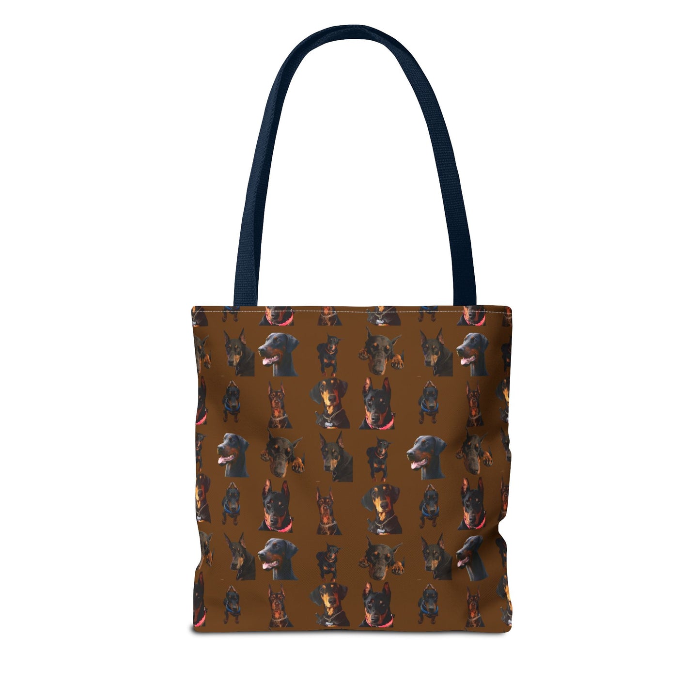 Edition 2 Doberman Model Pattern Brown Tote Bag