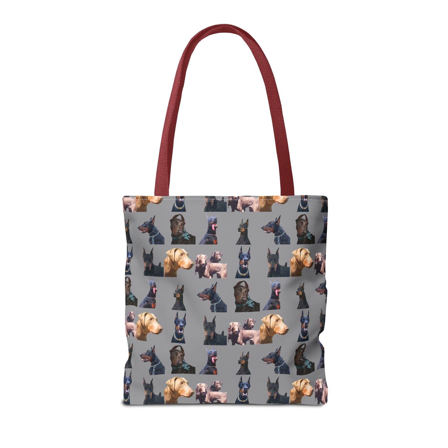 Edition 8 Doberman Model Pattern Gray Tote Bag