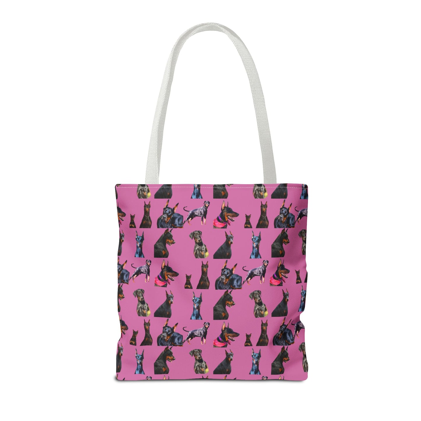 Edition 7 Doberman Model Pattern Light Pink Tote Bag