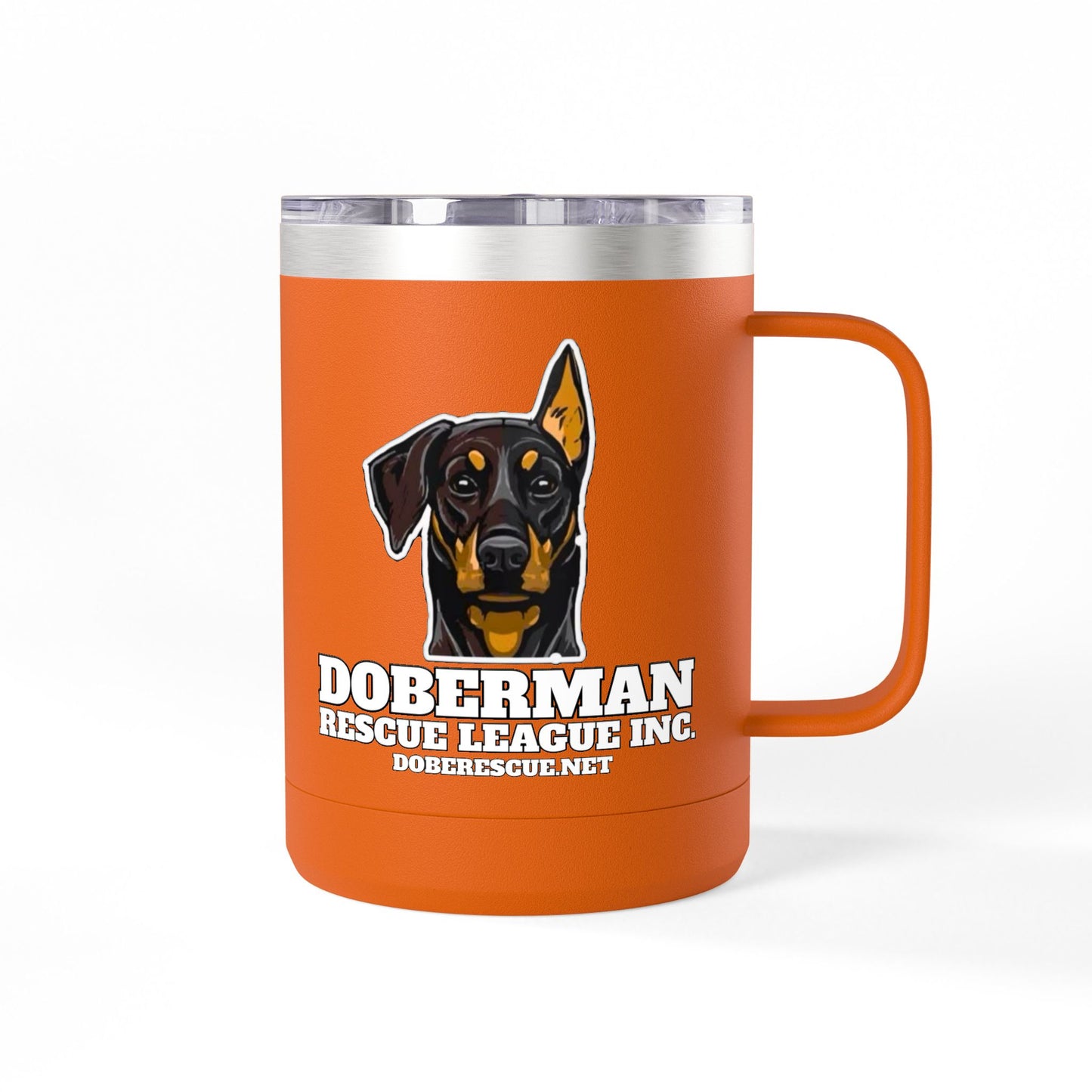 Doberman Rescue League 15oz Insulated Coffee Tumbler