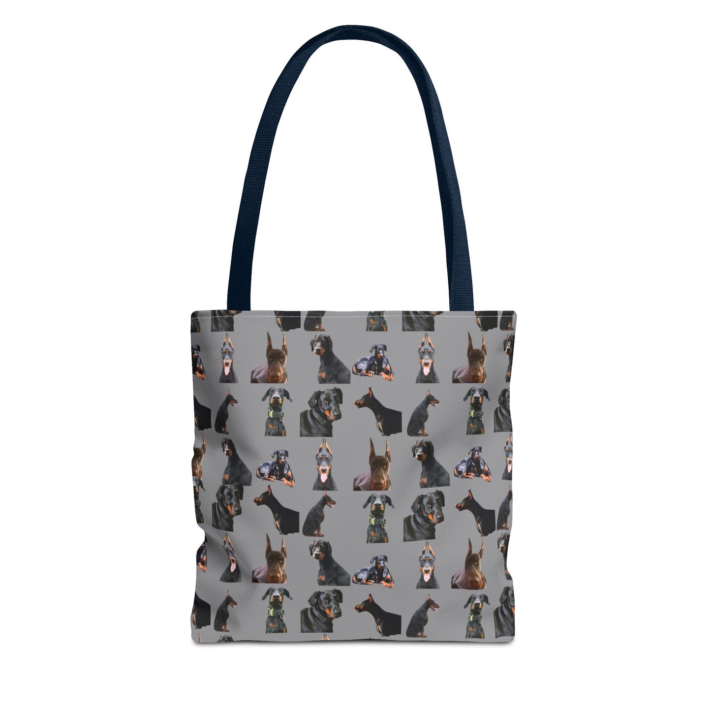 Edition 6 Doberman Model Pattern Gray Tote Bag