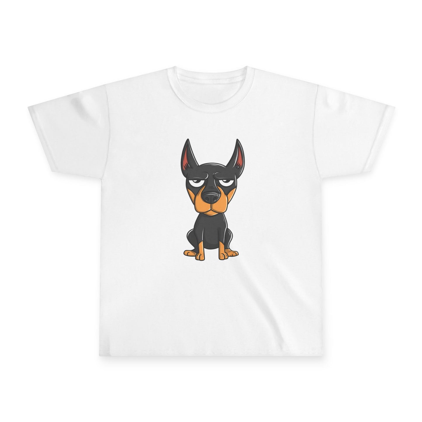 Kids Tee — Cute Doberman Puppy 5 Graphic