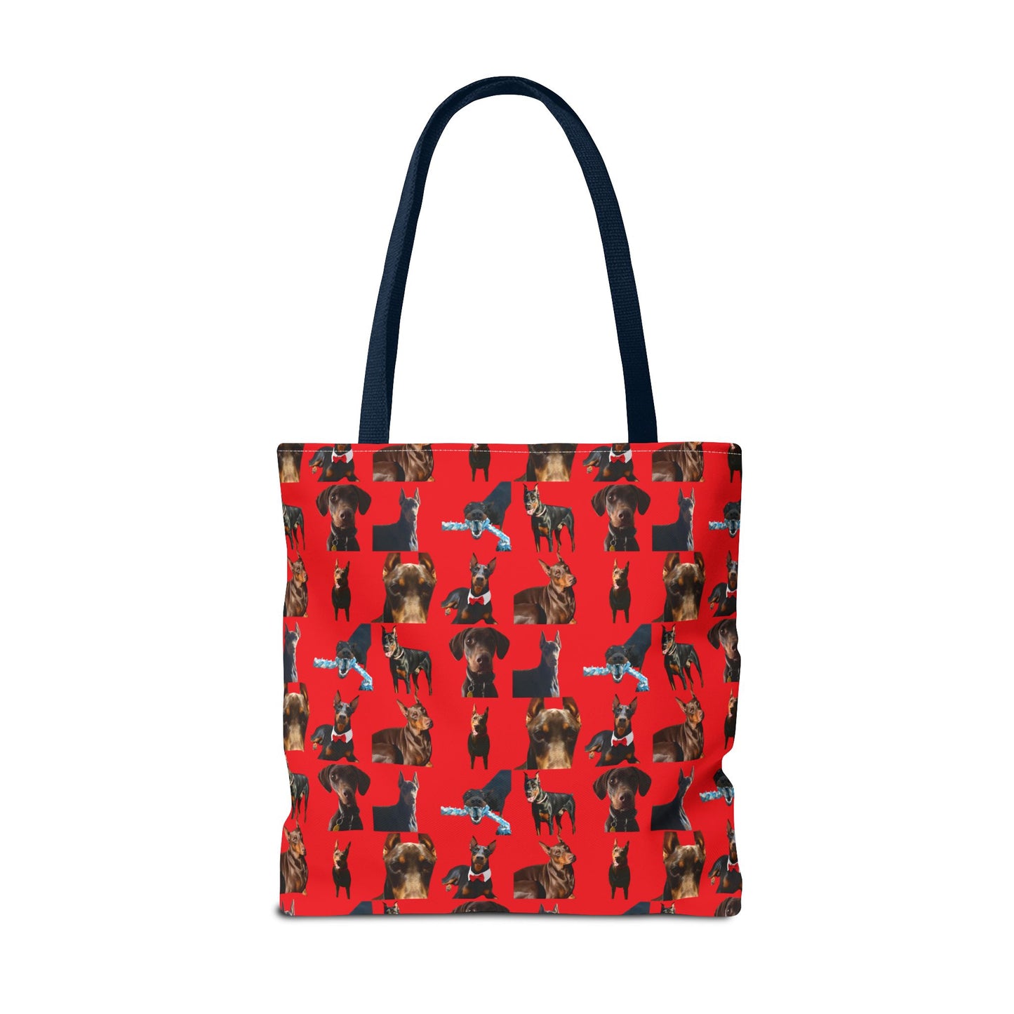 Edition 1 Doberman Model Pattern Red Tote Bag