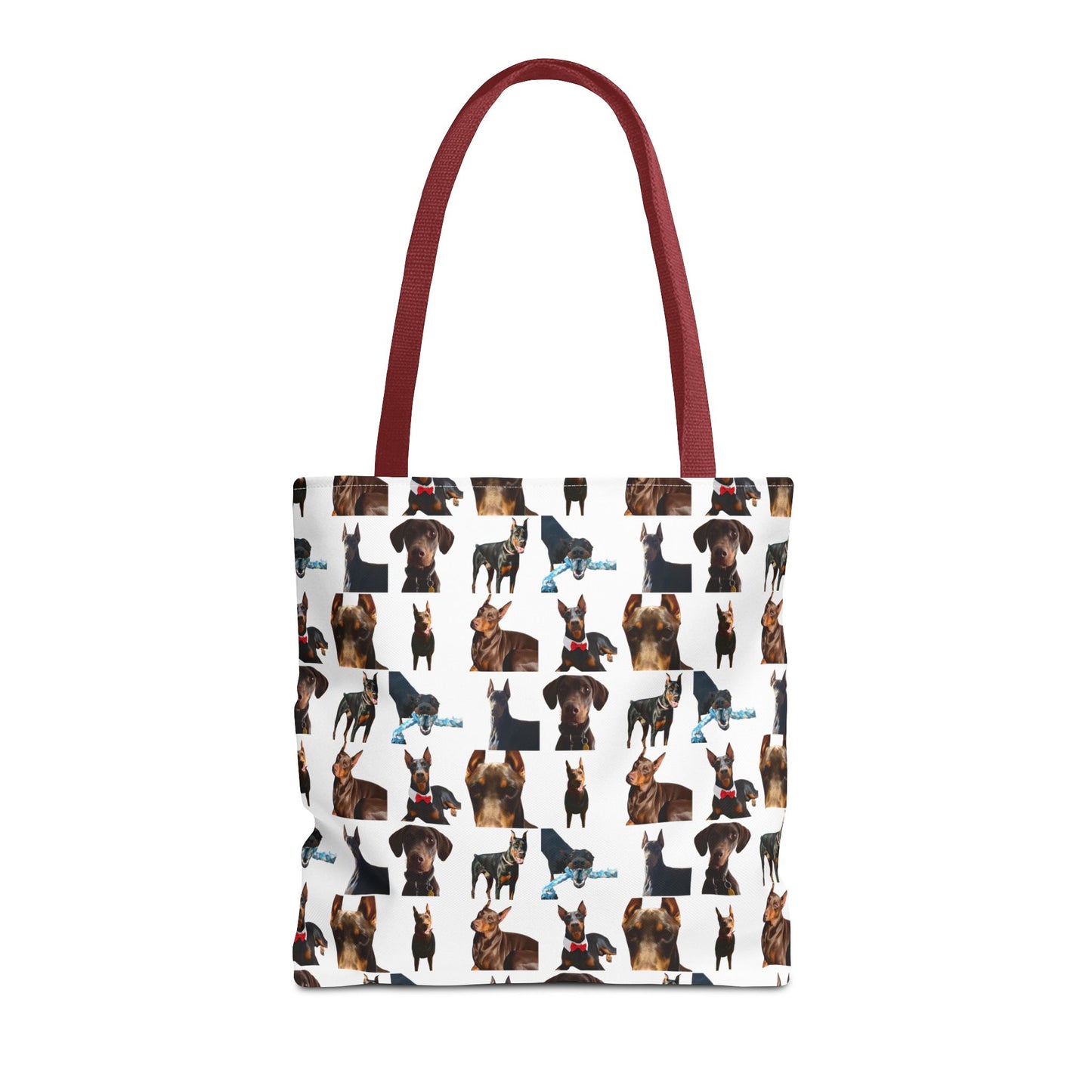 Edition 1 Doberman Model Pattern White Tote Bag
