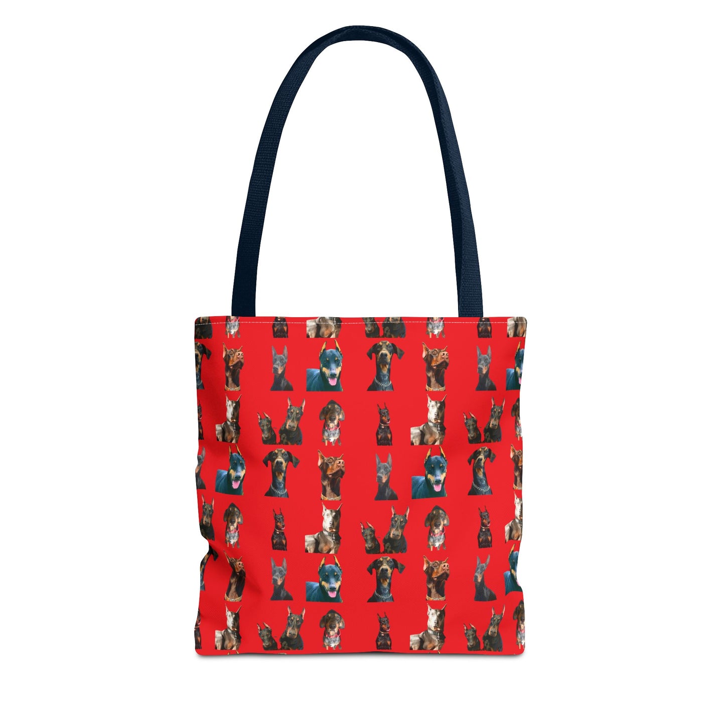 Edition 4 Doberman Model Pattern Red Tote Bag