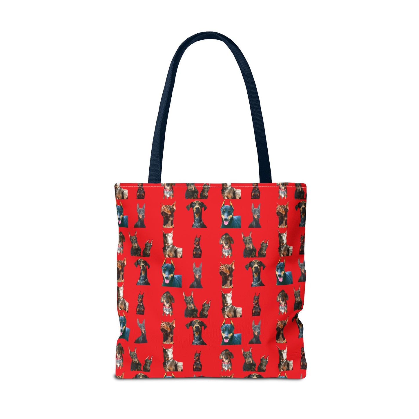 Edition 4 Doberman Model Pattern Red Tote Bag