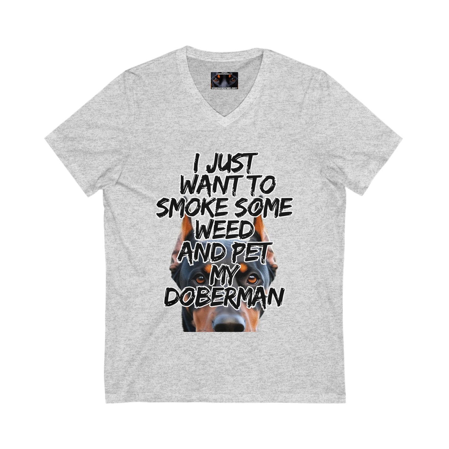 Just 2 Unisex Jersey Short Sleeve V-Neck Tee