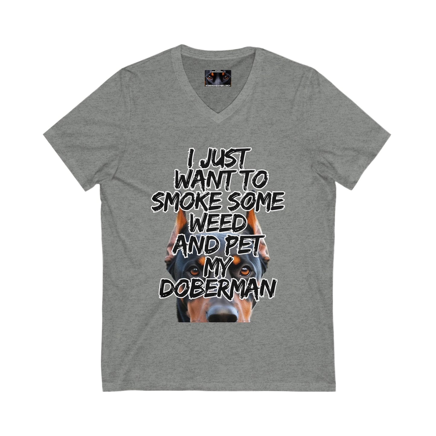 Just 2 Unisex Jersey Short Sleeve V-Neck Tee