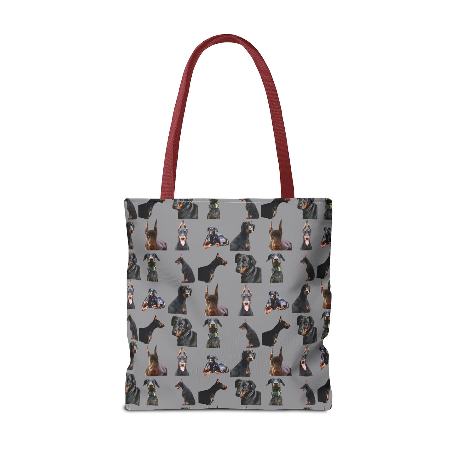 Edition 6 Doberman Model Pattern Gray Tote Bag