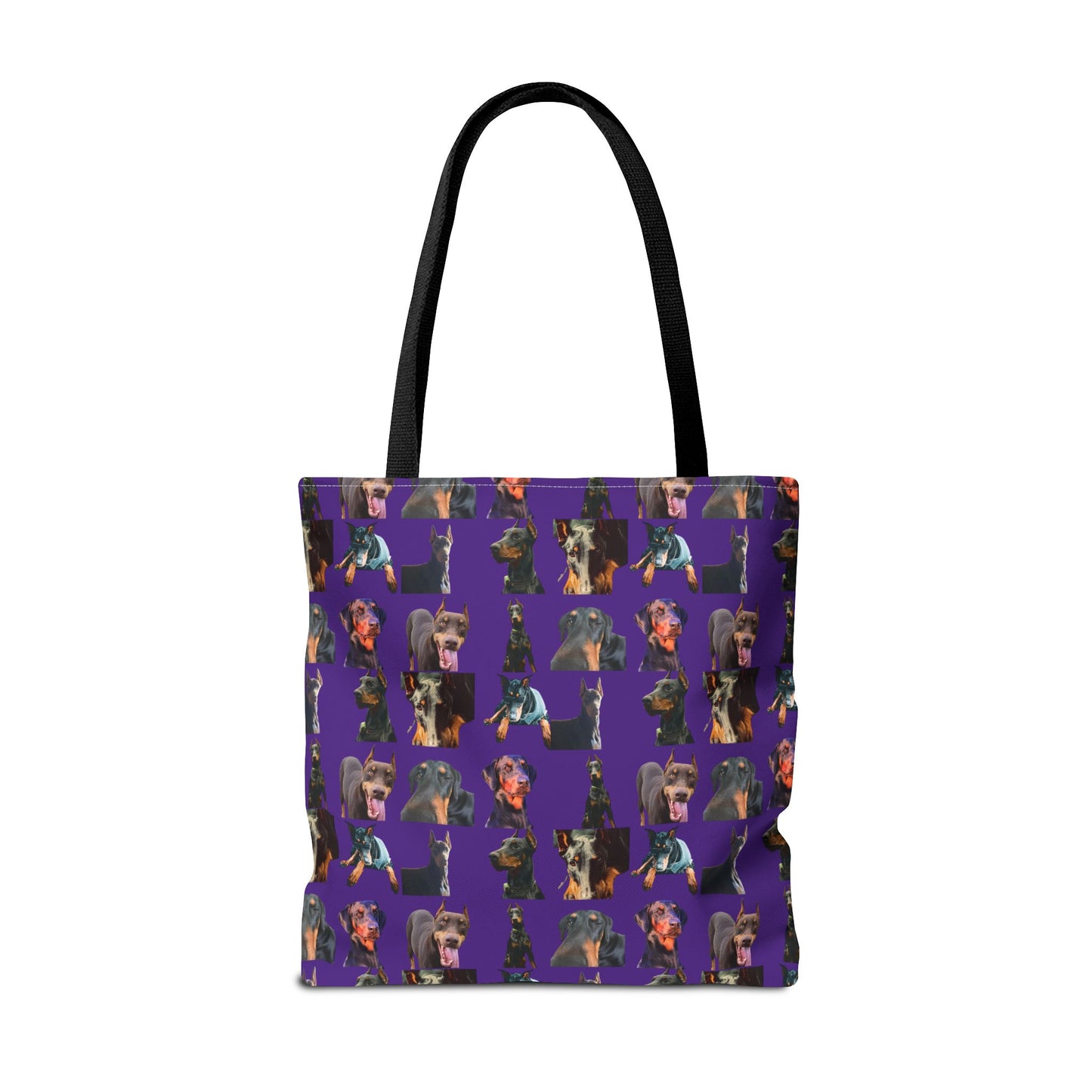 Edition 3 Doberman Model Pattern Purple Tote Bag
