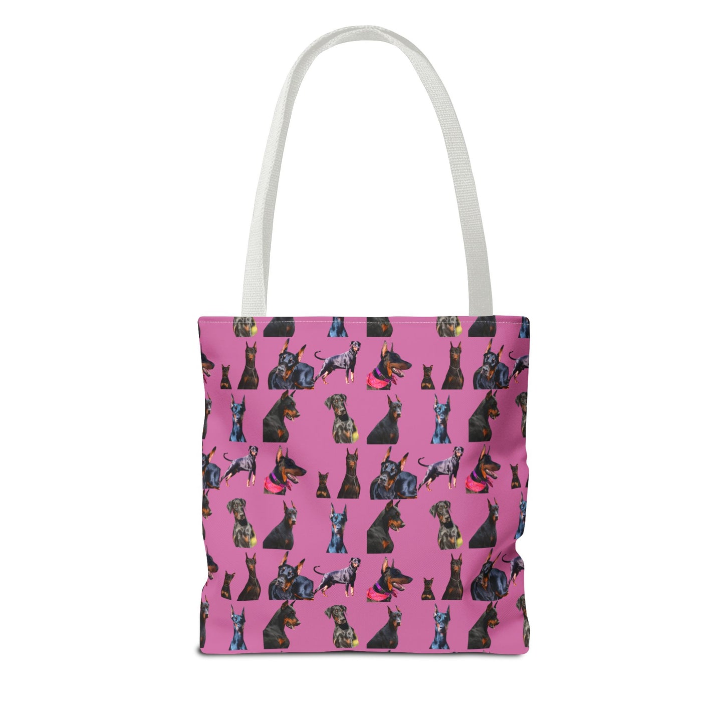 Edition 7 Doberman Model Pattern Light Pink Tote Bag