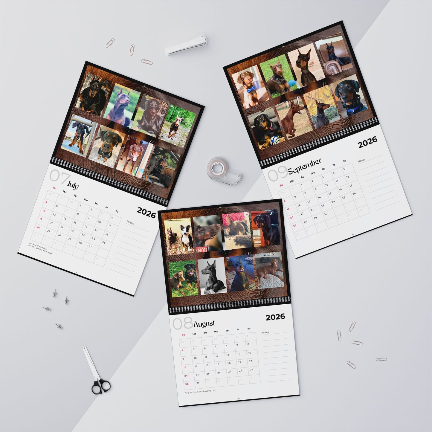 Edition 6 2026 Doberman Calendars