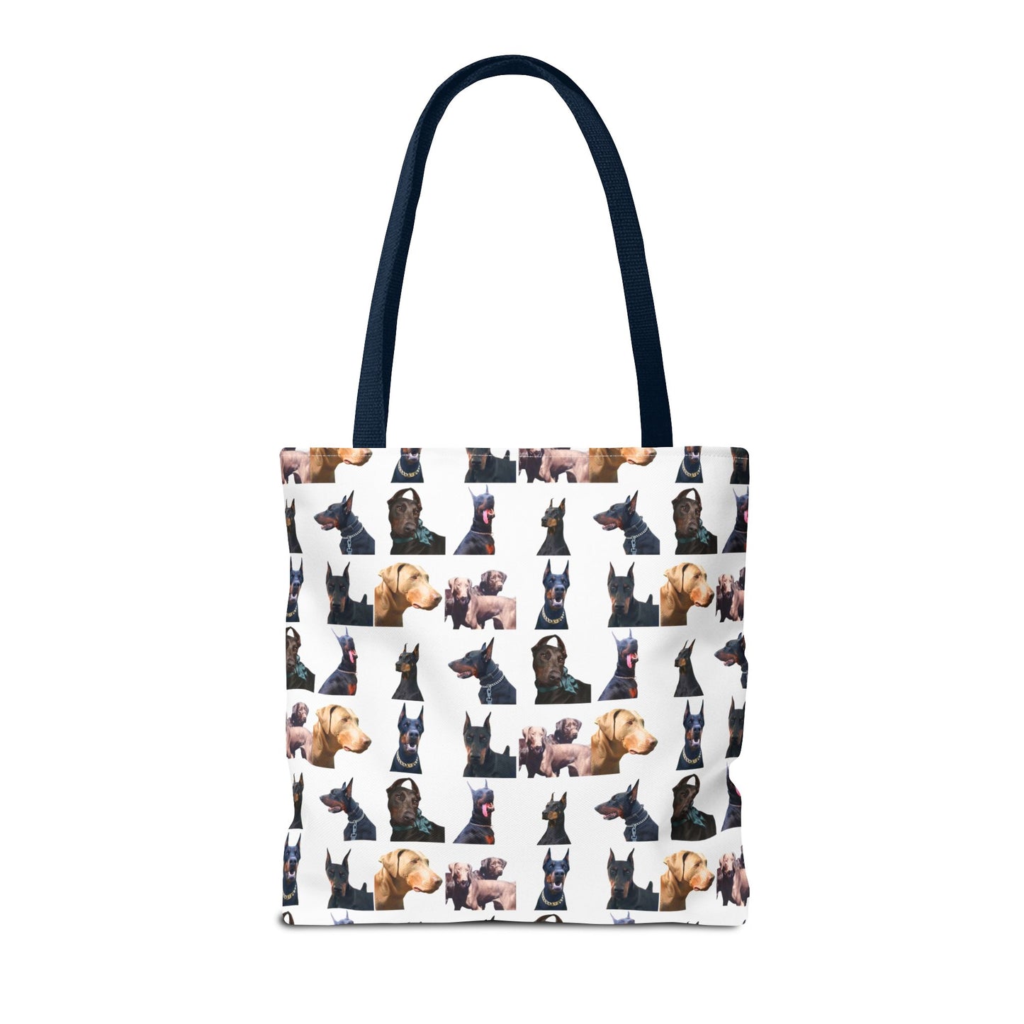 Edition 8 Doberman Model Pattern White Tote Bag