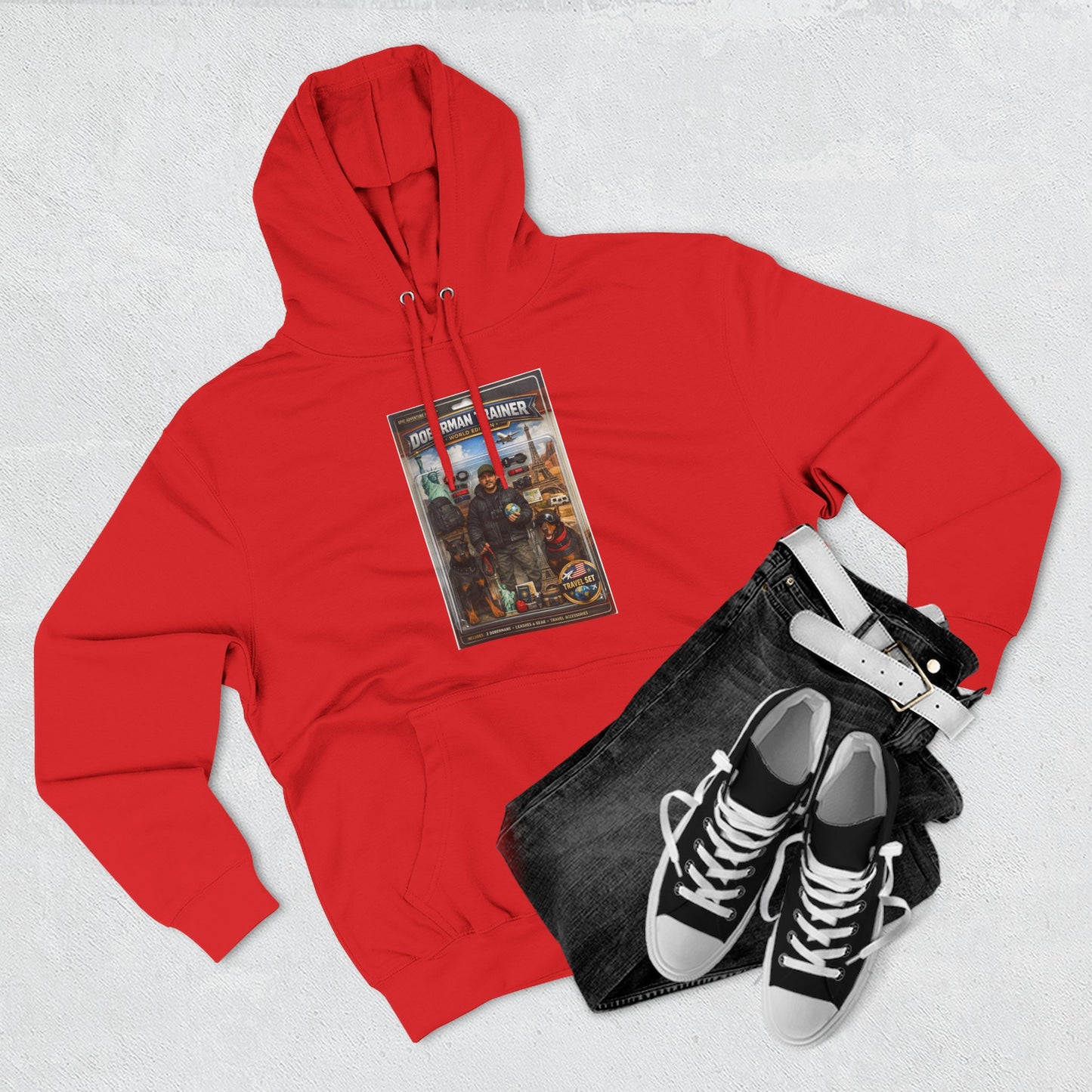 Custom Three-Panel Fleece Hoodie
